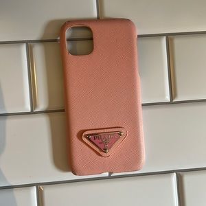 Prada pink IPhone 12pro case